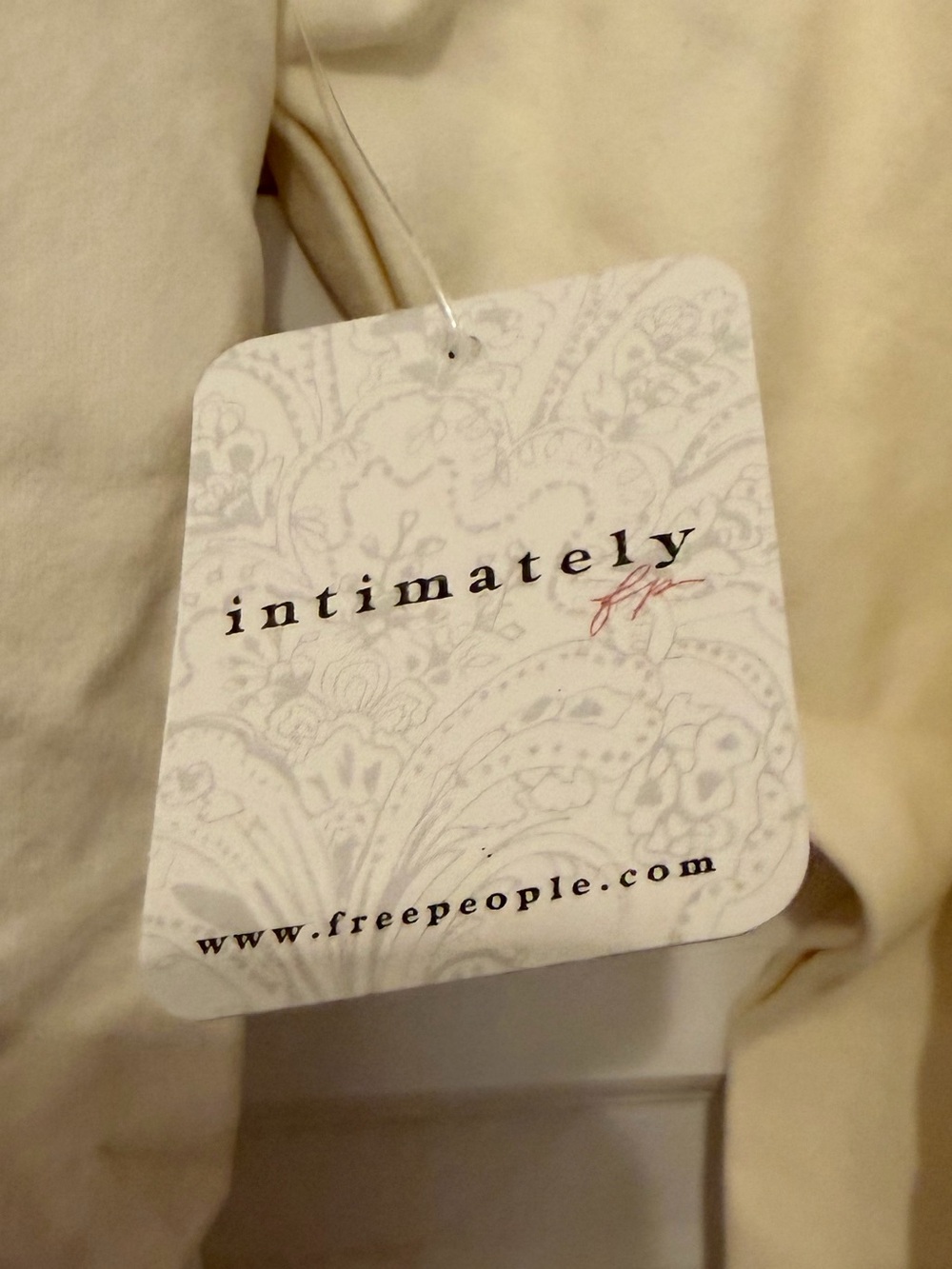 NWT Free People Clean Lines Long Sleeve Ivory - Picture 9 of 10
